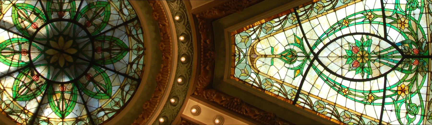 Stained glass ceiling