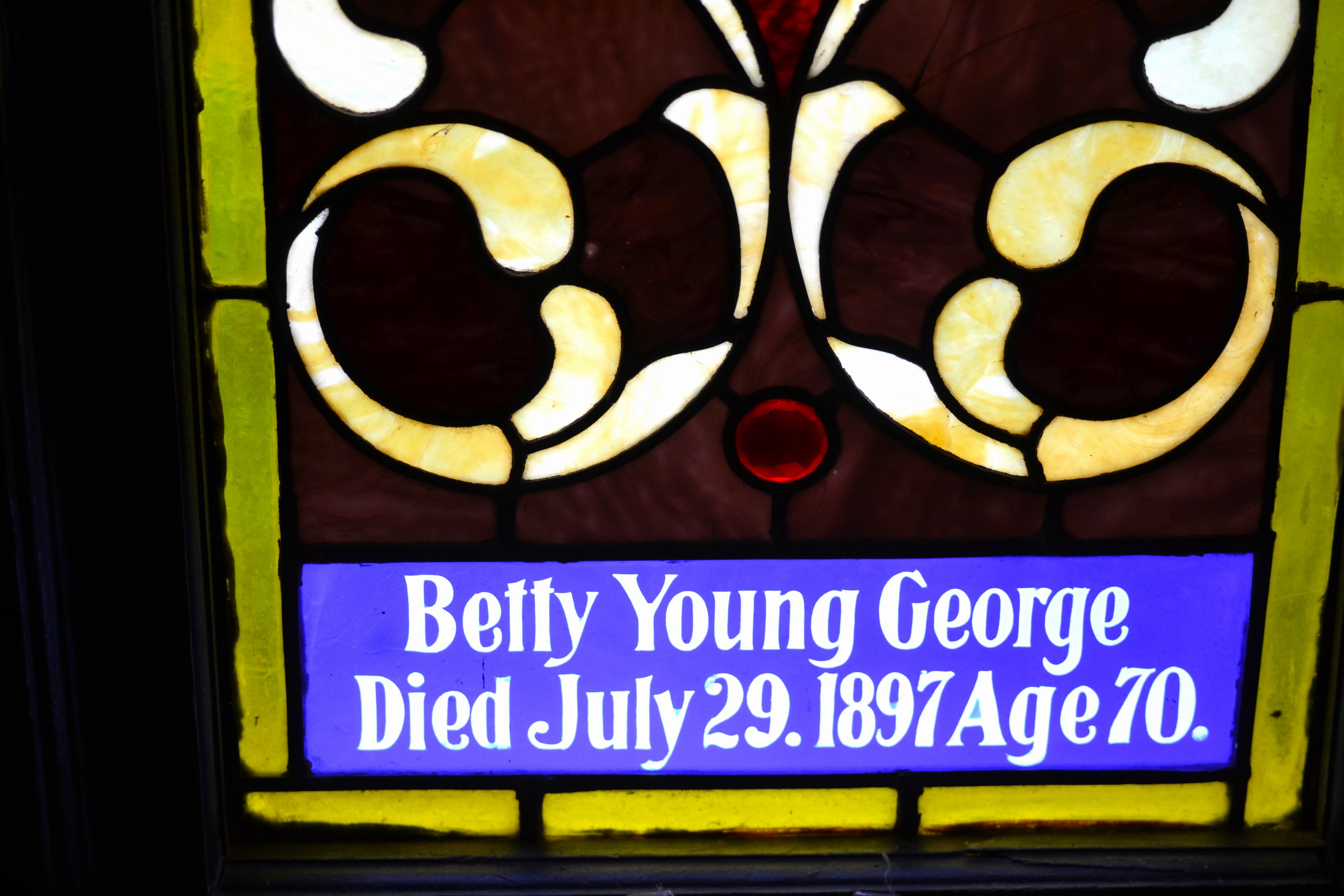 Geometric Dedication: James Z. George, Betty Young George — view 3