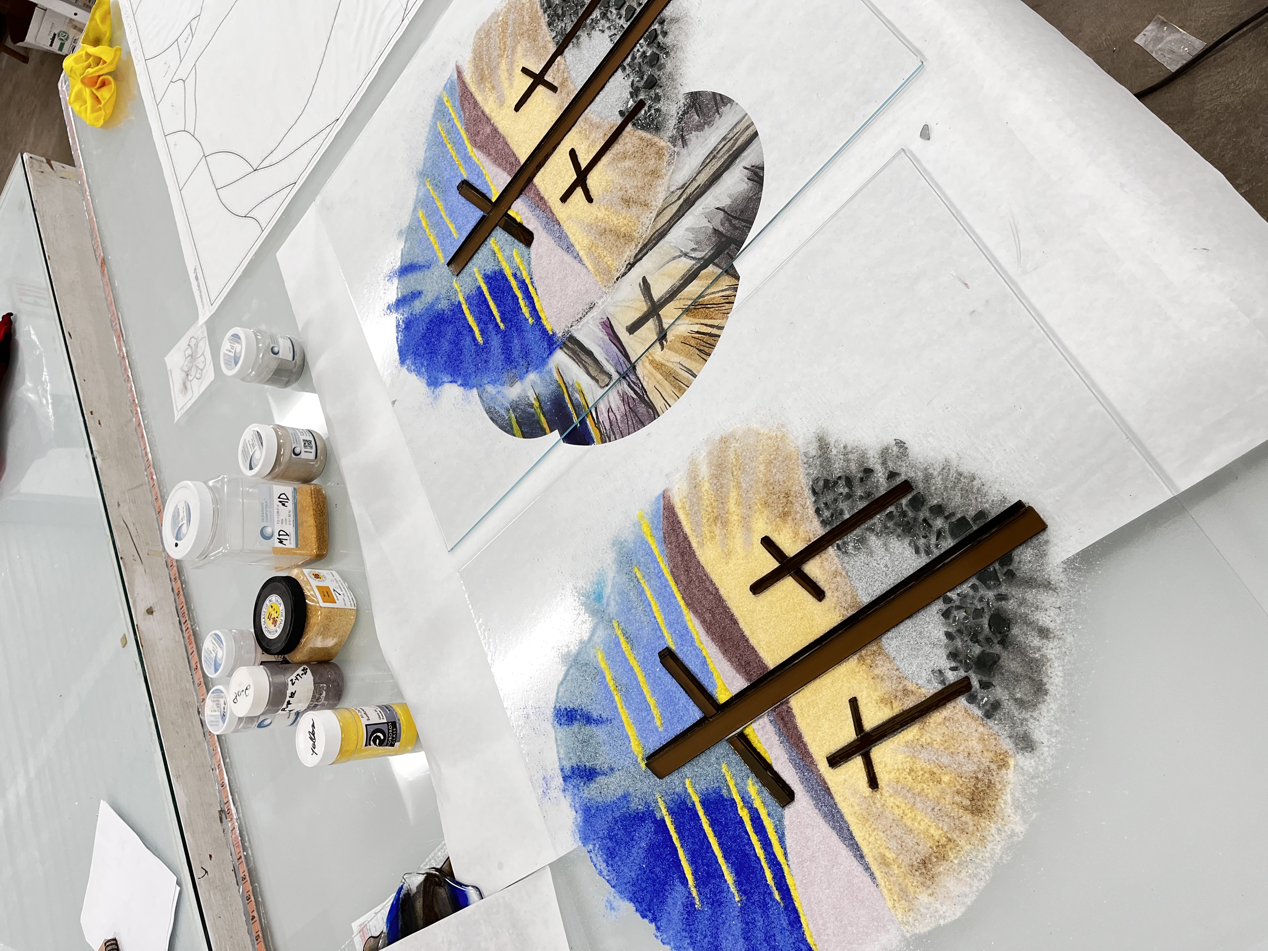 Three Crosses — view 3