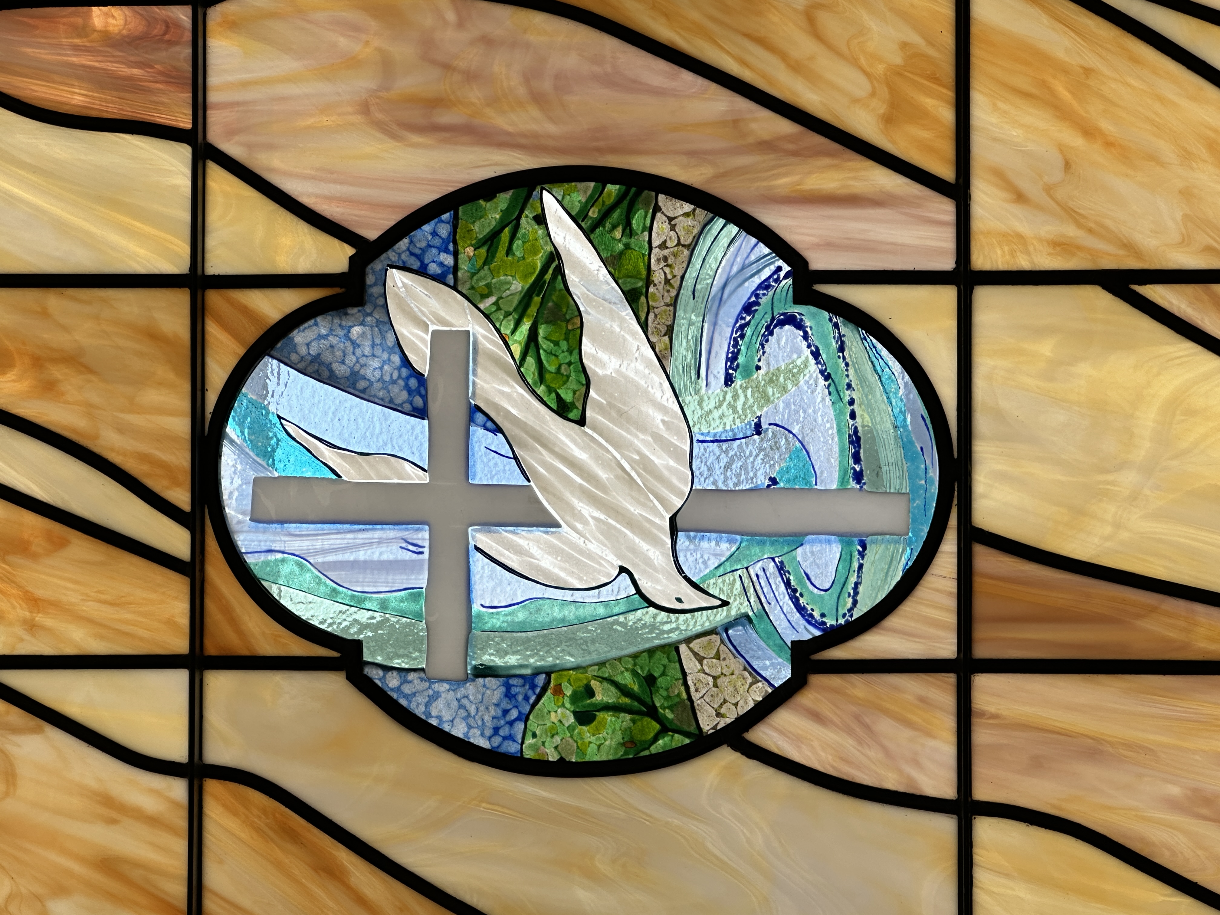 Cross with Dove — view 2